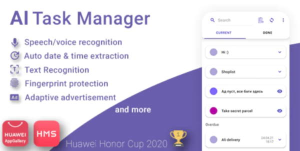 AI Task Manager WordNote – With Huawei Mobile Services