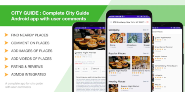 CITY GUIDE – Complete City Guide Android app with user comments