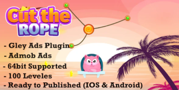 Cut The Rope Physics Puzzle – Complete Unity Temaplate