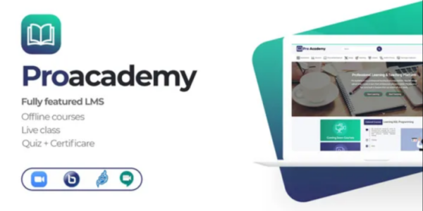 Proacademy 2 – LMS & Live Classes Marketplace