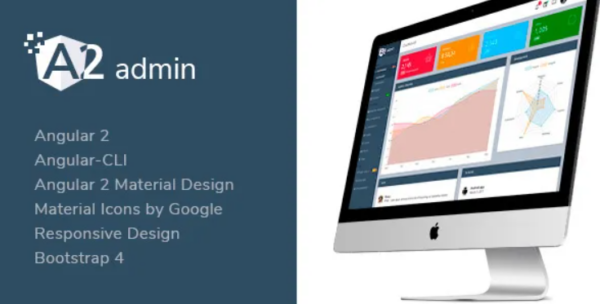 A2 admin – Angular 2 Material Design Admin Template