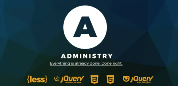 Administry – Design First Dashboard