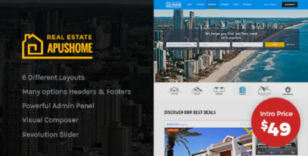 ApusHome – Real Estate WordPress Theme