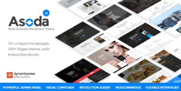 Asoda – A Multipurpose WordPress Theme