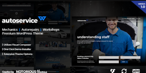 AutoService – Car Mechanics, Auto Repairs and Car Workshops WordPress Theme