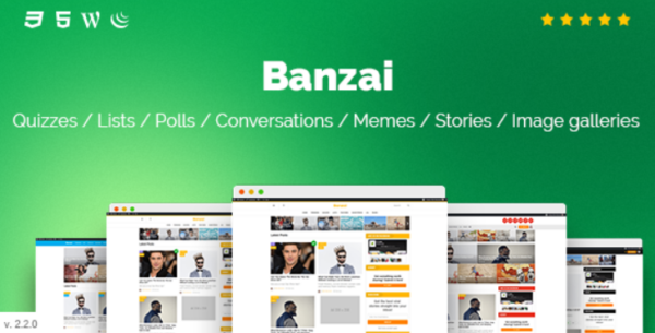 Banzai v2.2 Viral & Buzz WordPress Theme