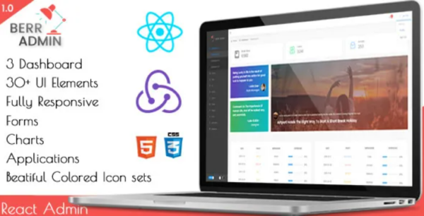 Berr Admin – React Admin Template