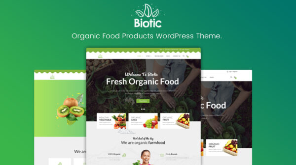 Biotic Food WordPress Theme