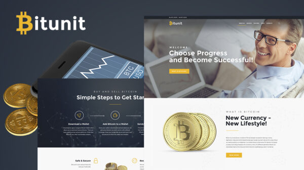 Bitunit Bitcoin Cryptocurrency WordPress Theme – MOJO Marketplace