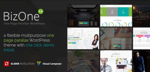 BizOne – One Page WordPress