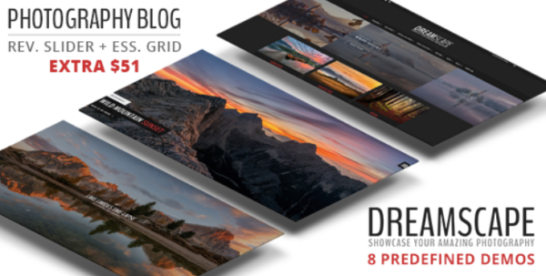 Dreamscape – Photography WordPress Blog Theme