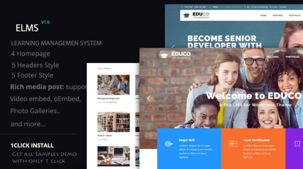 ELMS Pro Learning Management System WordPress