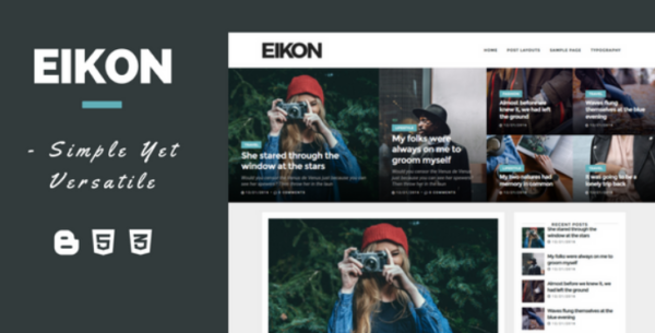 Eikon – A Versatile Multipurpose Blogger Template