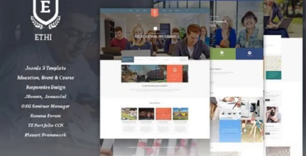 Ethi – Education Responsive Joomla Template