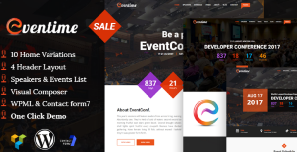 Eventime – Conference Event WordPress Theme