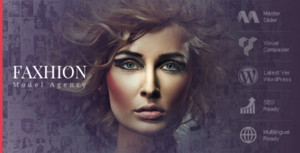 Faxhion v1.3.4 Model Agency WordPress Theme