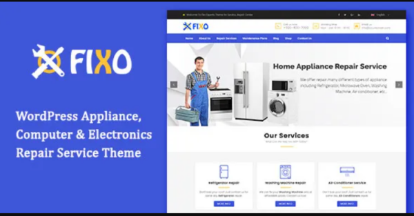 Fixo – Electronics Repair Service WordPress Theme