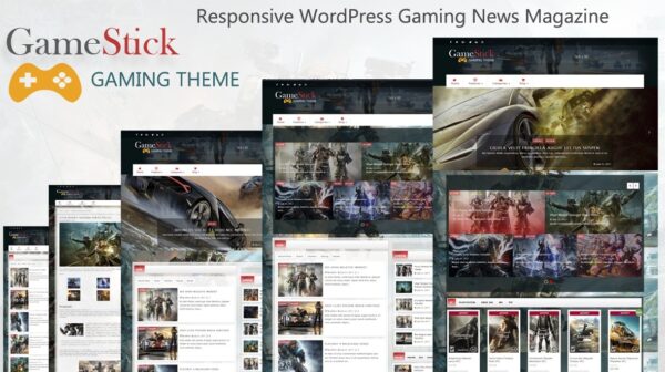 Gamestick Gaming WordPress Theme Magazine