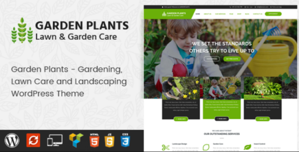 Garden Plants – Gardening, Lawn Care and Landscaping WordPress Theme