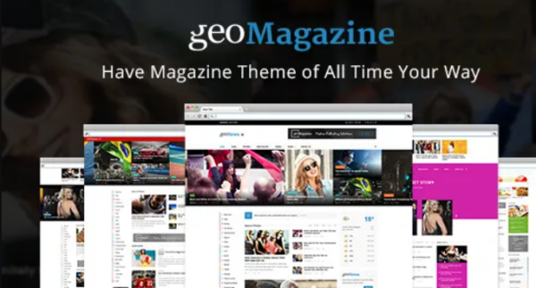 Geo Magazine – Modern Responsive Newspaper, News Portal WordPress Theme