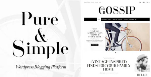 GossipBlog v2.2 – Pure & Simple Personal WordPress Blog