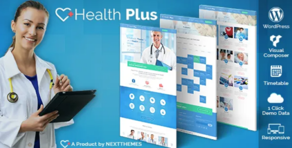 Health Plus v1.9 Health & Clinic WordPress Theme