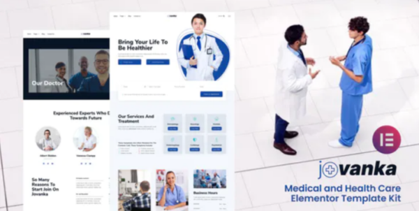 Jovanka – Medical and Health Care Elementor Template Kit