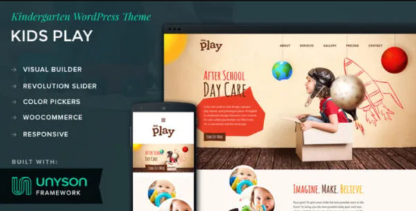 Kids Play – Kindergarten WordPress Theme