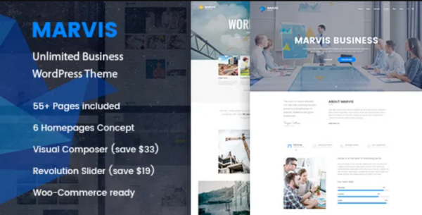 Marvis – Business Multi-Purpose WordPress Theme