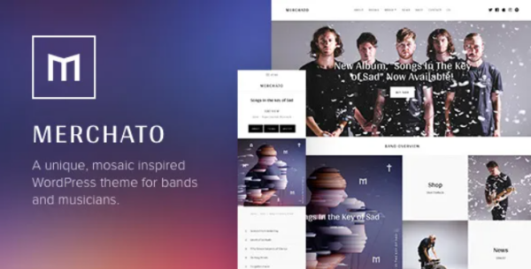 Merchato – Music and Band eCommerce WordPress Theme