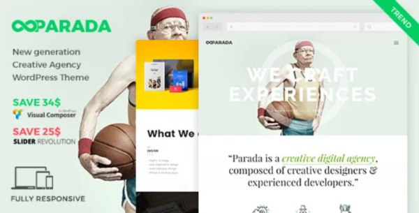 Parada – Creative Agency WordPress Theme