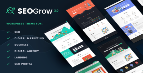 SEO Grow v3.0 Marketing & SEO WordPress Theme