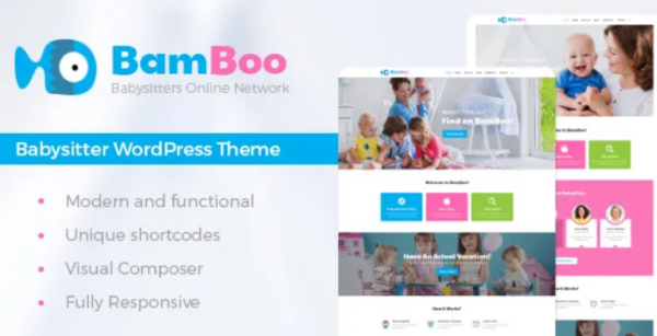 BamBoo – Babysitters Online Network WP Theme