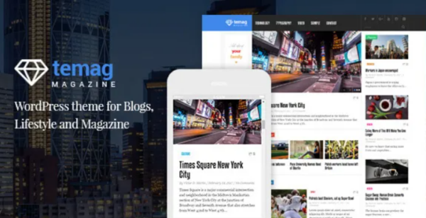 Temag Magazine – WordPress Responsive Clean Theme