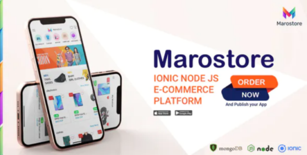 ionic node js e-commerce platform full application – android – ios – dashboard – backend