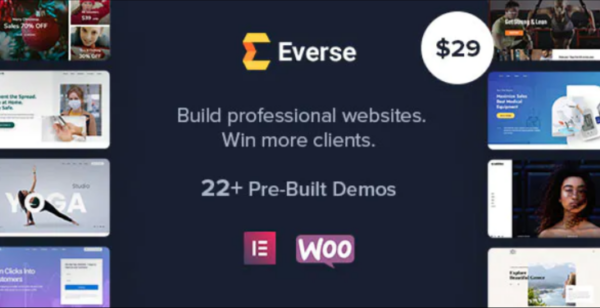 Everse – Multi-purpose Elementor WordPress Theme