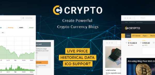 Crypto A Bitcoin & Cryptocurrency WordPress Theme