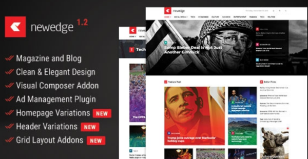 NewEdge v2.2 Responsive WordPress Magazine Theme