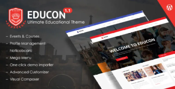 Educon v1.1 Education WordPress Theme