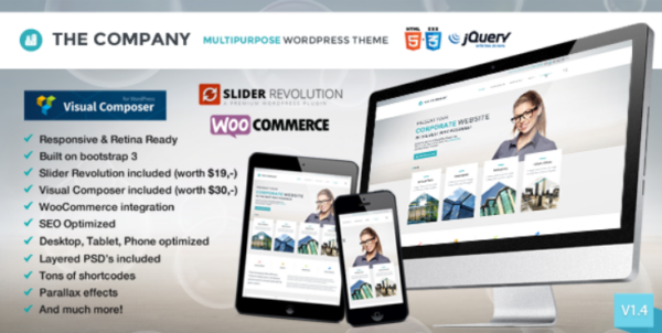 The Company – Responsive Multi-Purpose Theme