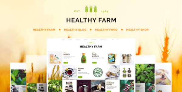 Healthy Farm v2.2 Food & Agriculture WordPress Theme