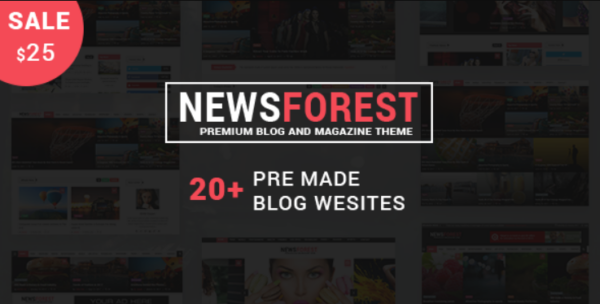 NewsForest v1.3.3 Magazine / Blog WordPress Theme + RTL