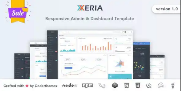 Xeria – Responsive Admin & Dashboard Template