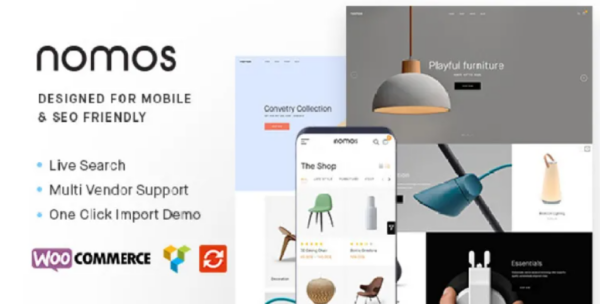 Nomos v2.1.1 Modern AJAX Shop Designed For Mobile And SEO Friendly