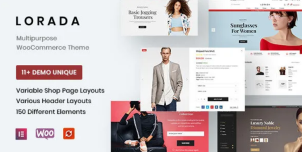 Lorada – Responsive Elementor eCommerce Theme