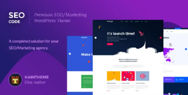 SeoCode v1.1 Responsive Online Marketing WordPress Theme