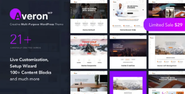 Averon – Business Multipurpose WordPress Theme