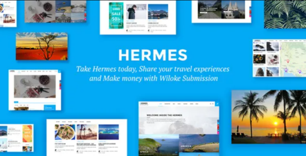 Hermes v1.2 WordPress Travel, Directory Theme