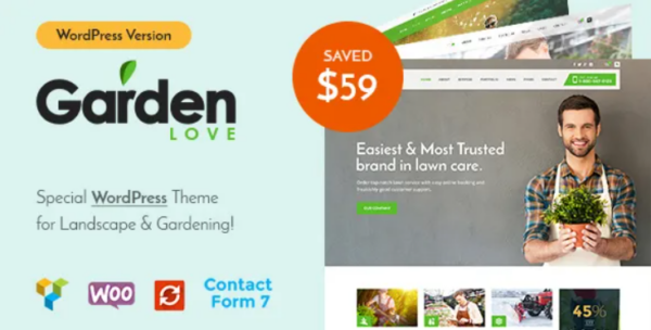 GardenLove v1.0 Gardening & Landscaping WordPress Theme