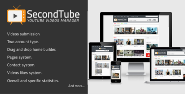 SecondTube v1.1 YouTube Videos Manager